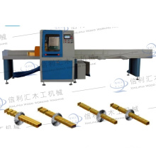 Computer Controlled Electronic Mini Wood Cut-off Saw Portable for Square Log Cutting Automatic Feeding High Speed Timber Cut off Saw /Cut of Saw